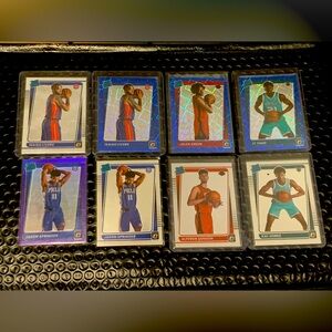 (8) NBA RATED ROOKIE HALO CARDS OPTIC SERIES